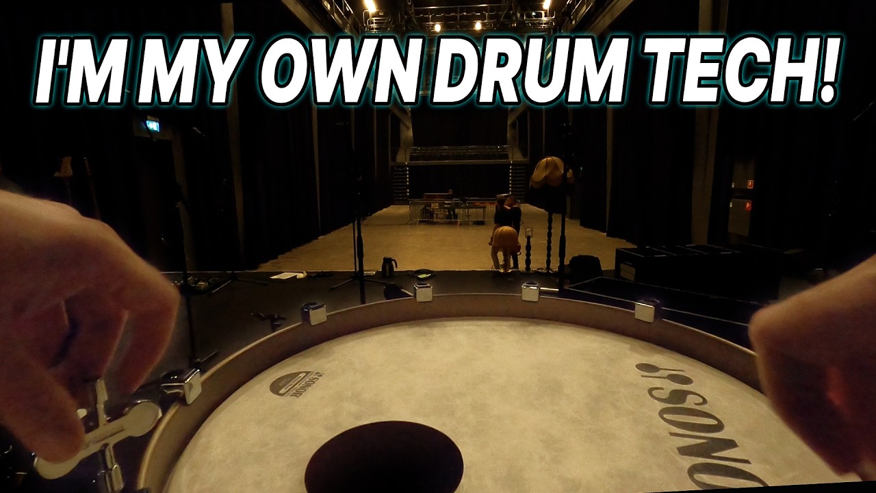 Life Without A DRUM-TECH (POV) | Live Show Drum Setup - That Swedish Drummer