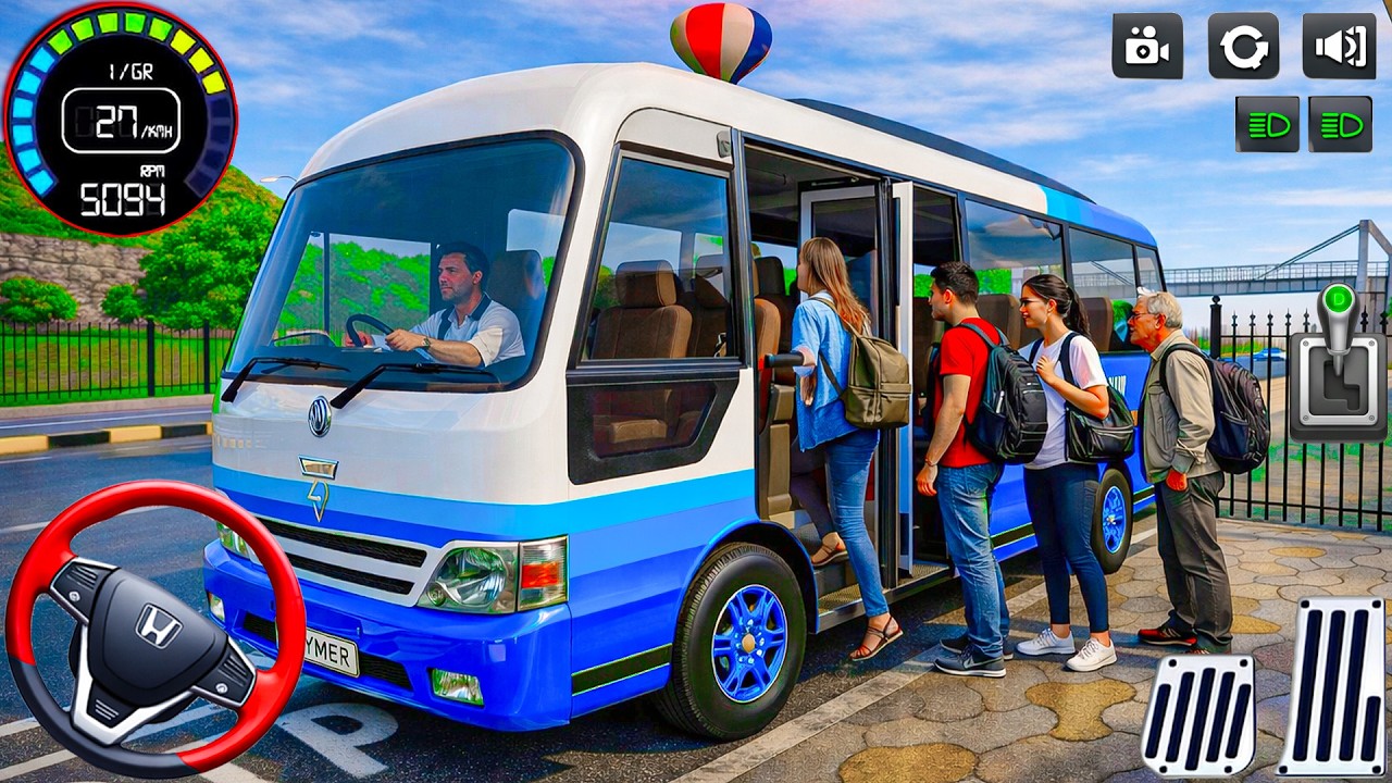 Van Simulator ZT Game 3D: Mini Bus Vietnam City Duty Legend Driving - van game android gameplay