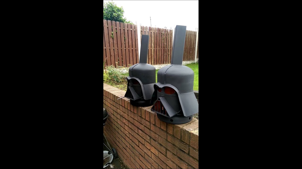 Star wars Darth Vader log burner