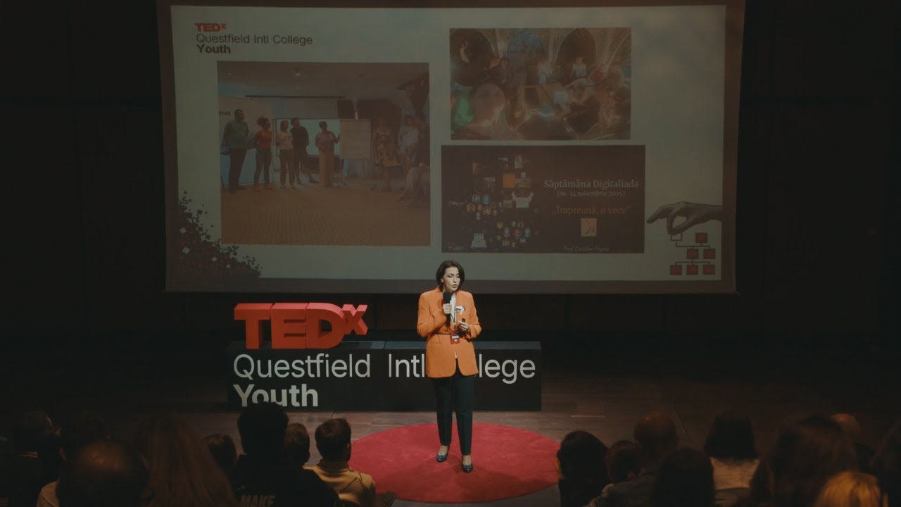 Polenizarea comunității:  împreună, o voce | Cătălina Pleșoiu | TEDxQuestfield Intl College Youth