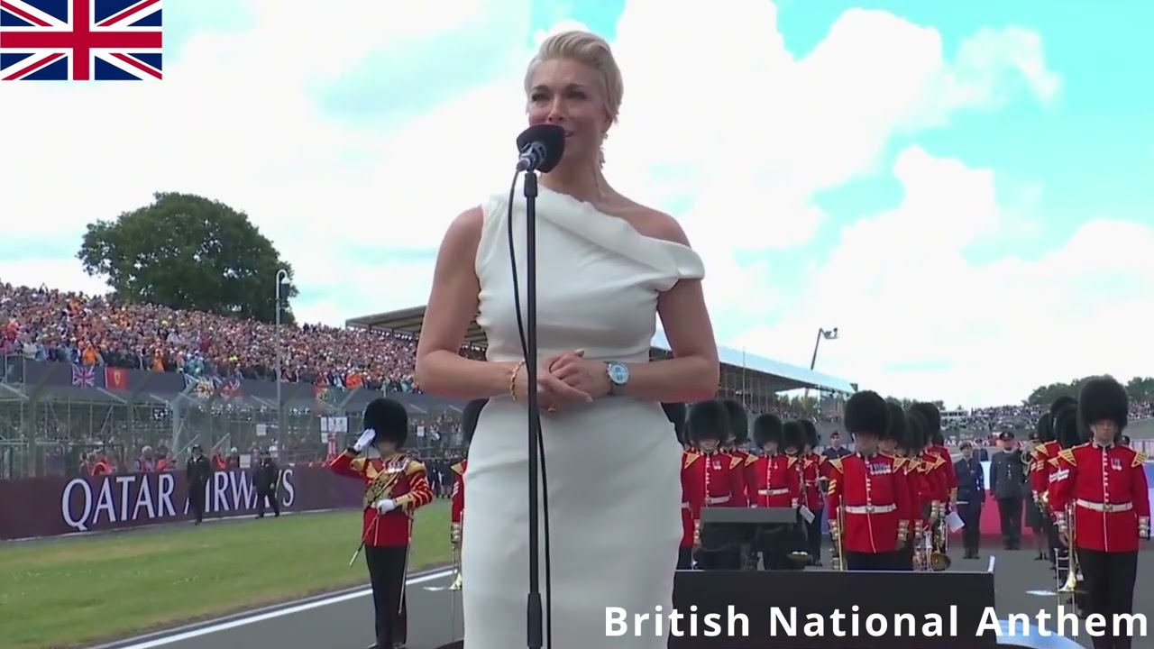 F1 Silverstone 2024 - British National Anthem Performed By Hannah Waddingham | God Save The King!