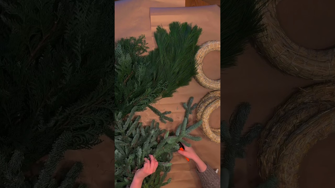 Robiliście kiedyś samodzielnie świąteczne wianki? 🤔 | Prezenty DIY