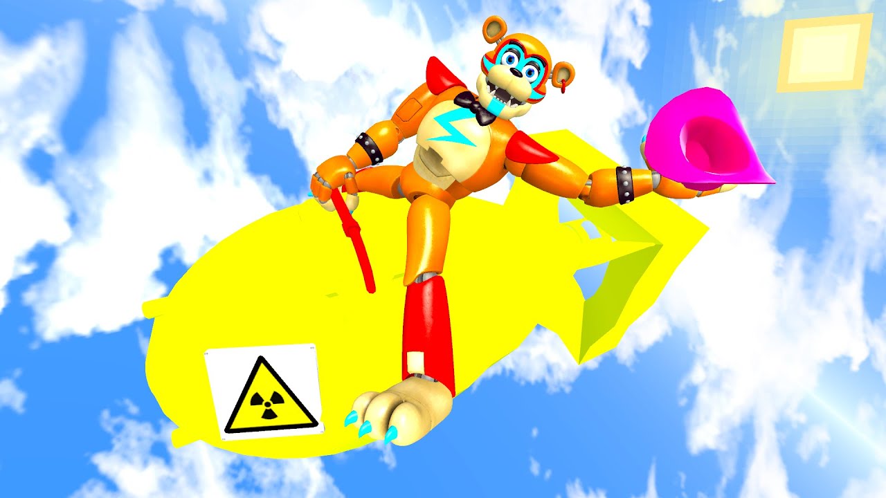 FNAF 9 Security Breach Freddy & Roxy, Gregory & Vanessa Ragdoll Jumps and Falls [GMOD]