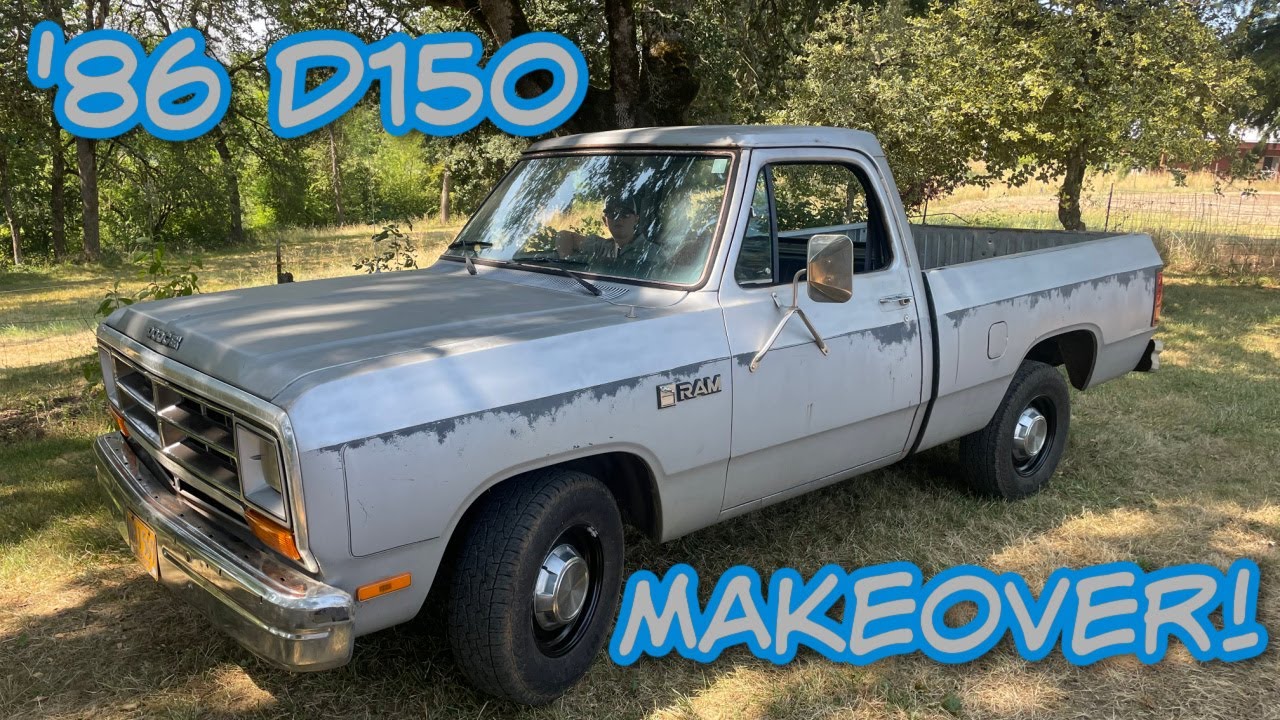 1986 Dodge D150 Shortwide Makeover! Super clean & For Sale!