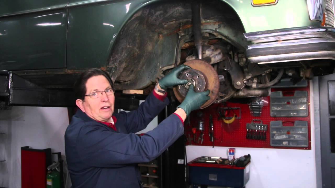 Mercedes 300SEL 6.3 Rescue Part 13: Front Rotors and Bearings w/ Kent Bergsma