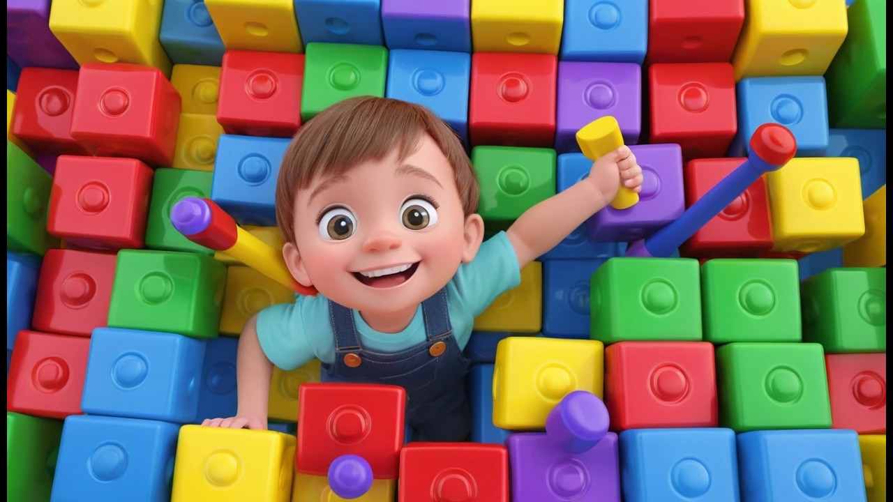 Fünf kleine Spielzeughämmer Bang Bang Bang | Handwerkerlied & Zählen für Kinder