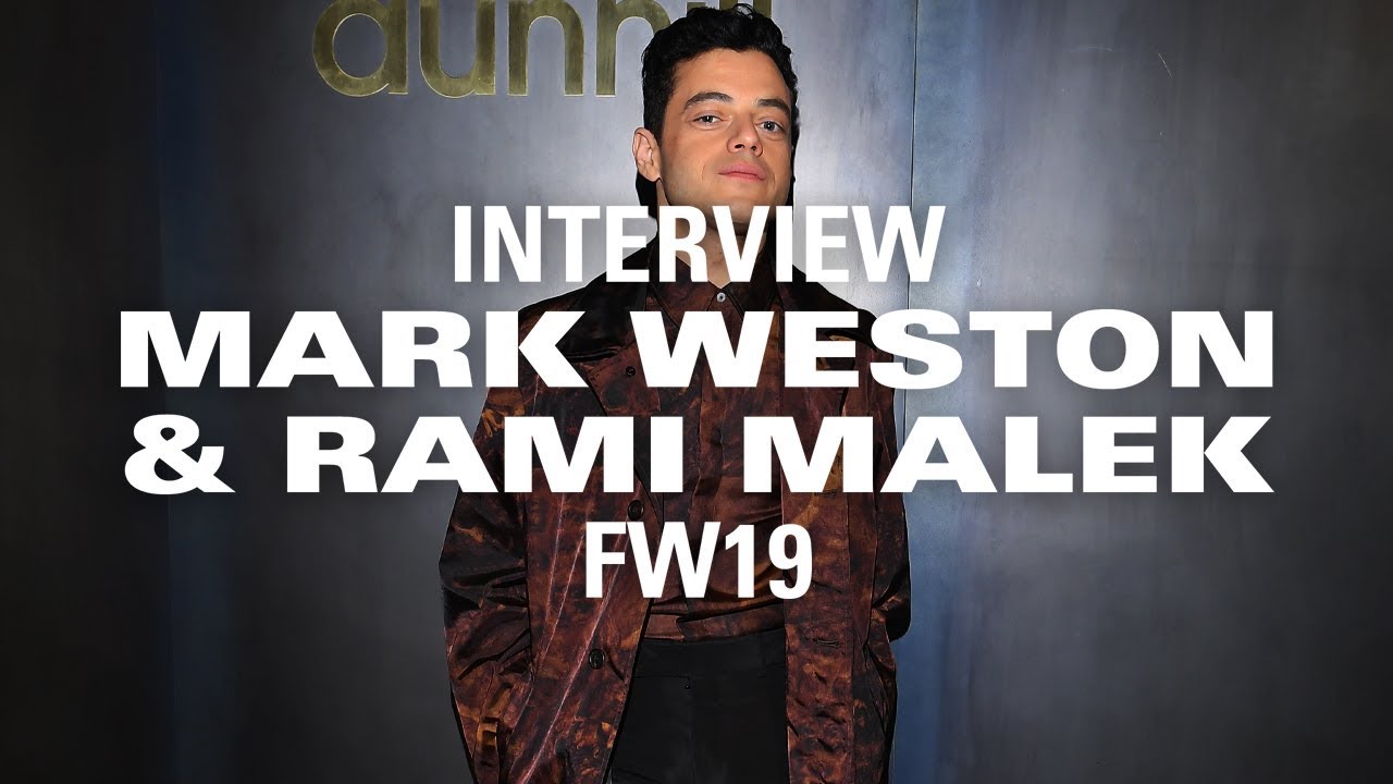 Rami Malek Felt More Like Freddie Mercury Than Mr. Robot at Dunhill's PFW Show