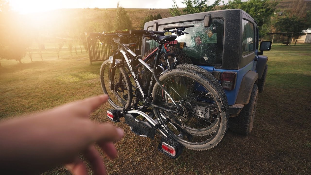 Thule EuroWay G2 bicycle rack on a Jeep Wrangler Review