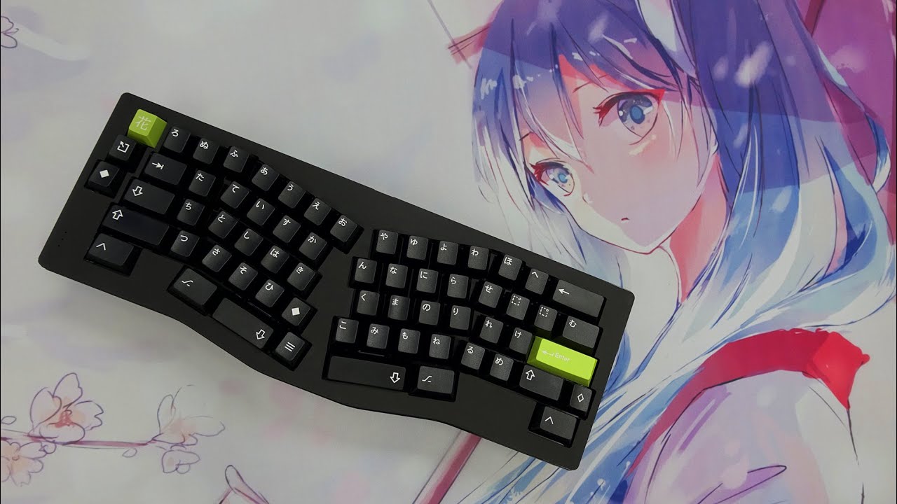 【osu! キーボード】GMK Hiragana on Acrylic Alice