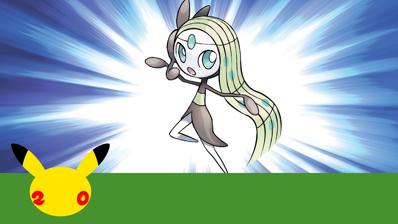 Celebrate #Pokemon20 with the Mythical Pok&eacute;mon Meloetta!