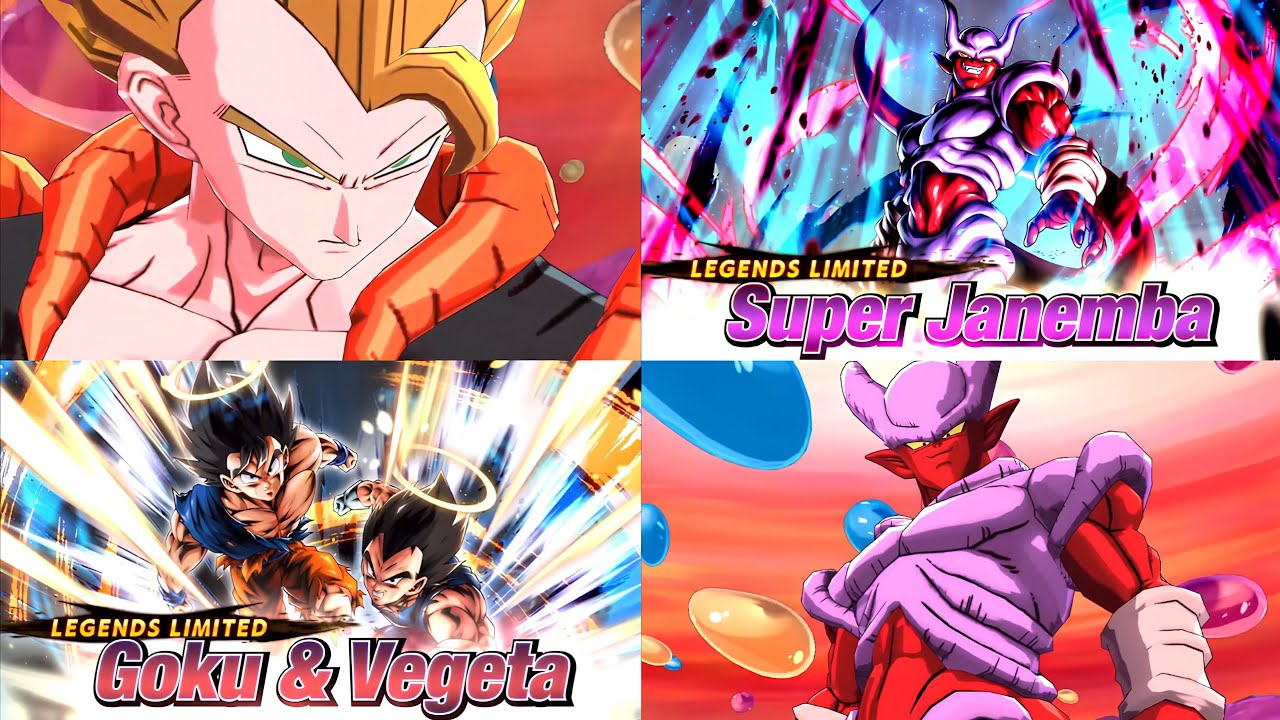 LF SYNCHRO GAUGE SUPER GOGETA & LF JANEMBA ANIMATIONS!! Dragon Ball Legends