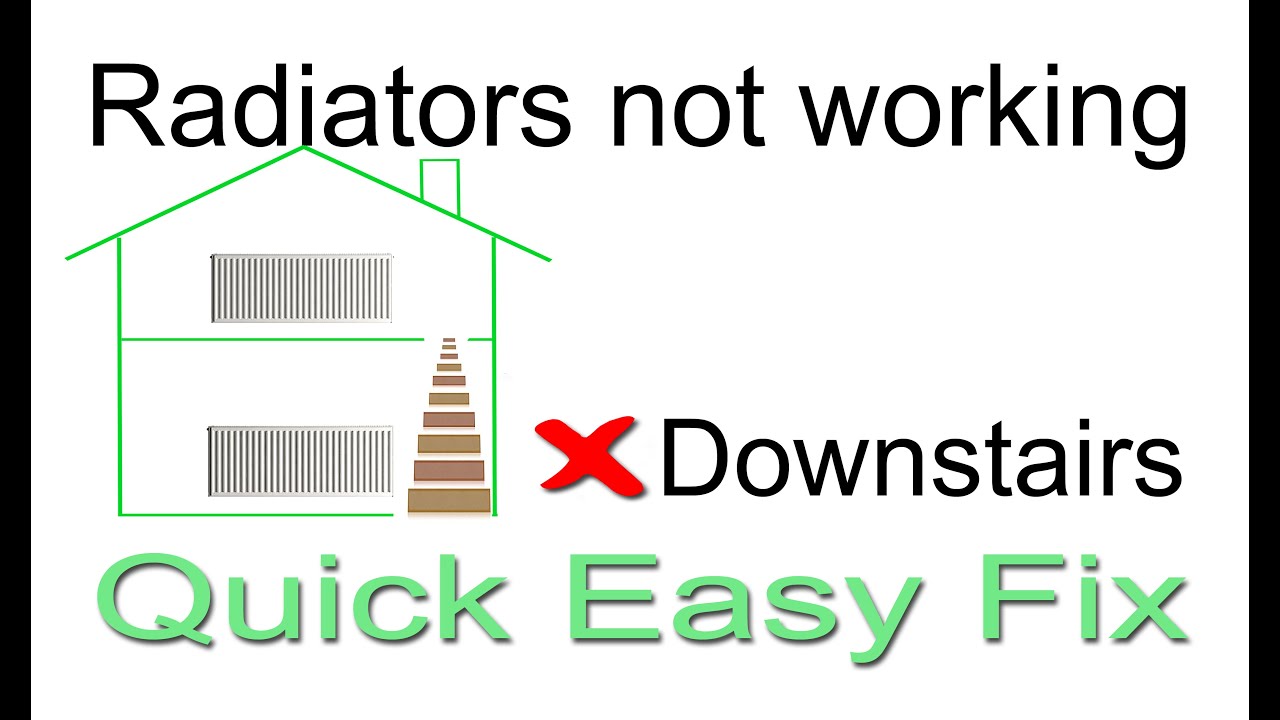 Радиаторы работают наверху, но не внизу, радиаторы не работают, решение Easy Fix не работает наверху