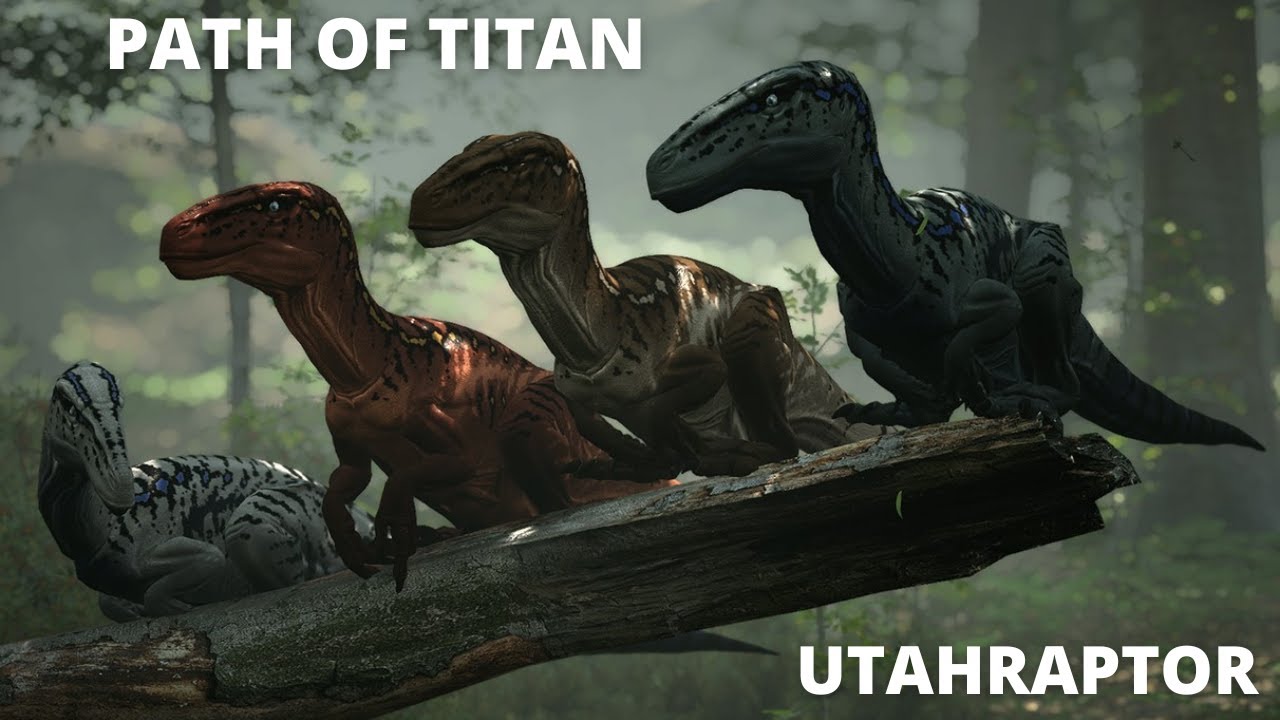 ON DECOUVRE L'UTAHRAPTOR : ON JOUE AVEC L'EQUIPE !! [PATH OF TITANS] [FR]