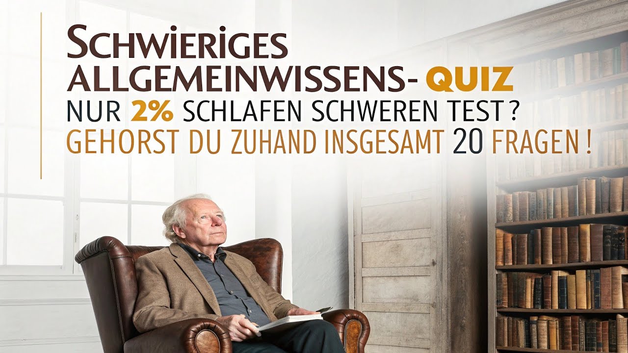 Nur 2% schaffen diesen schweren Test! Gehörst du dazu?Insgesamt 20 Fragen!