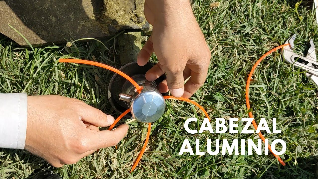 Primera impresión desbrozando con un cabezal de aluminio - Incluye montaje