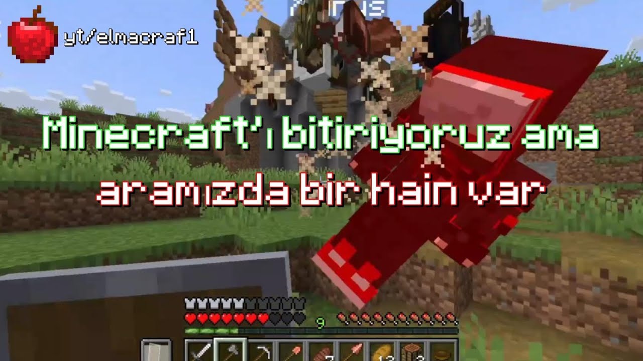 Minecraftı bitiyoruz ama aramızda bir hain var