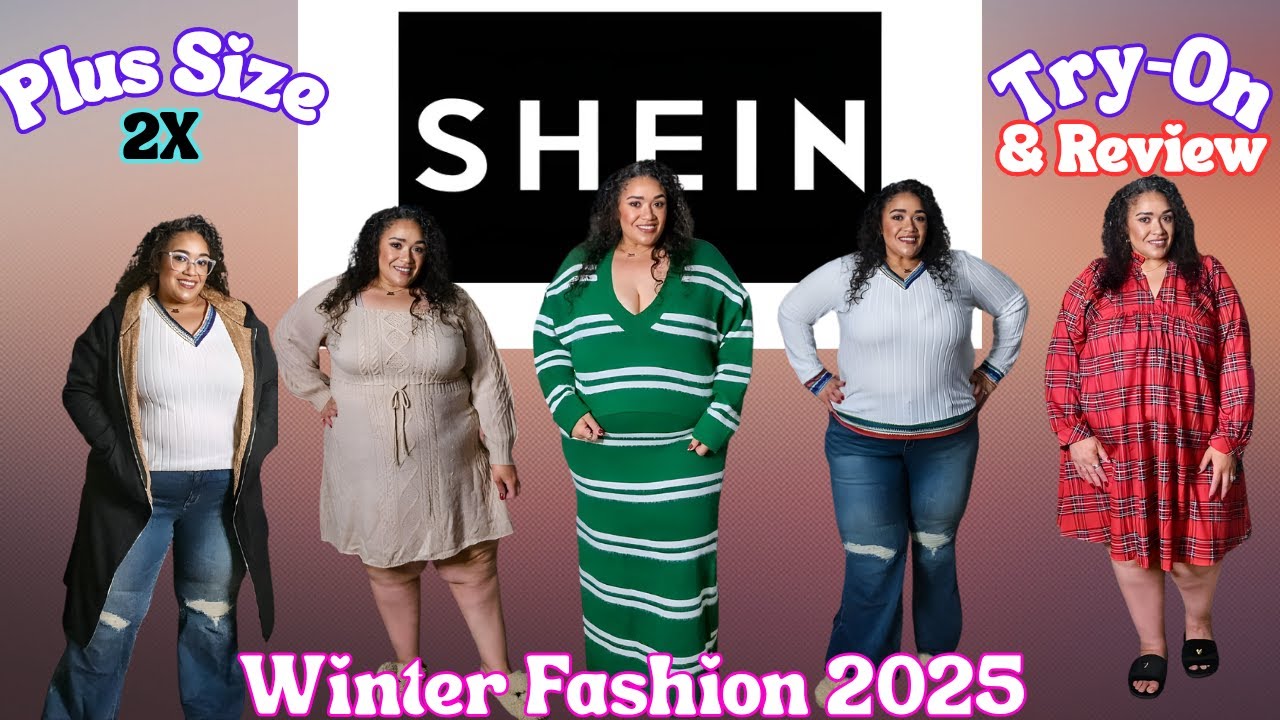 SHEIN PLUS SIZE HAUL 2025 | SHEIN CURVE HAUL | Одежда больших размеров | Примерка | Размер 2X | Т...