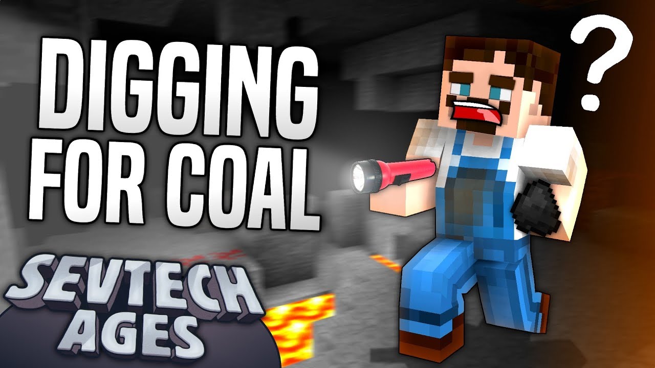 Minecraft - DIGGING FOR COAL - SevTech Ages #23