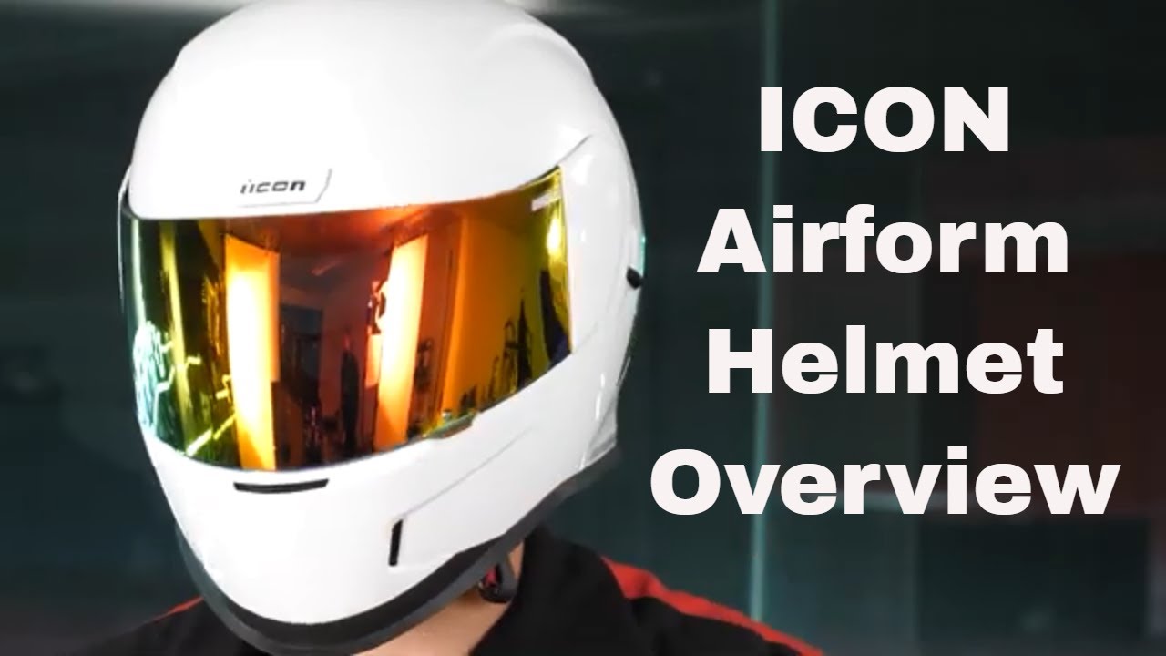 ICON Airform Full Face Outlaw Biker Style Helmet - New for 2019 - SACROSANCT
