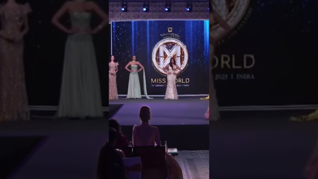 Miss world sri lanka👑️🇱🇰 Anudi Gunasekara👑️❤️ At world designer award 💐🩷