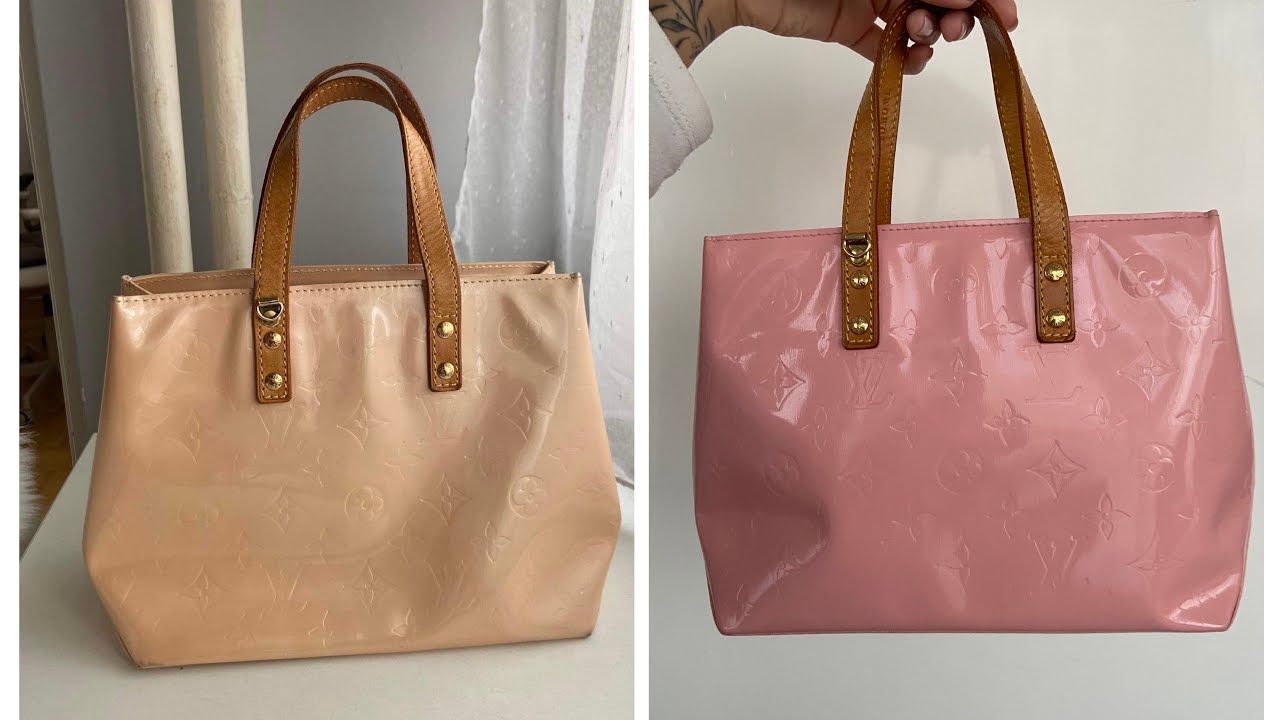 Louis Vuitton Vernis Reade - patent leather painting with Angelus