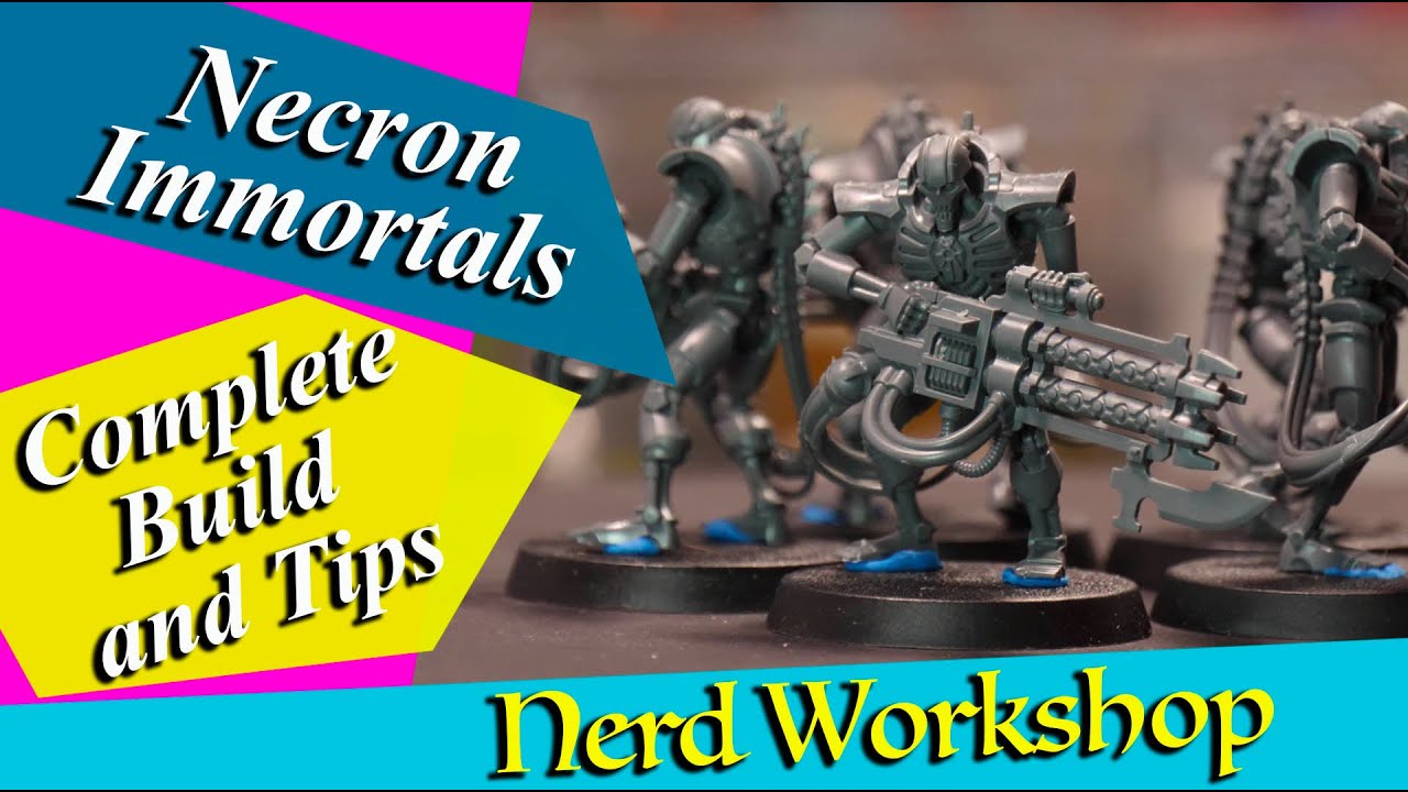 Necron Immortals - Complete Build - Warhammer 40K