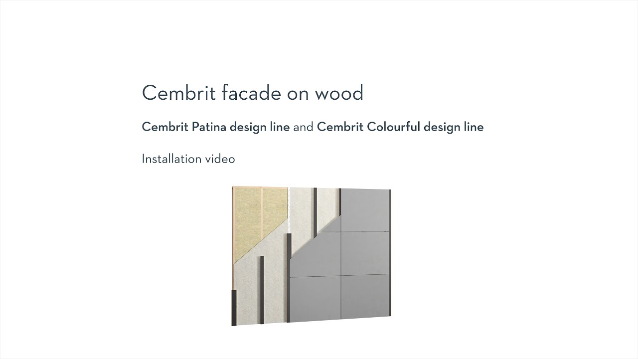 Cembrit UK Facade Boards installation  Wood Applications