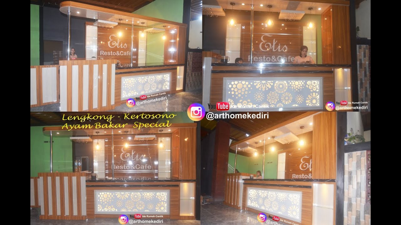 Interior Nganjuk -RESTO & CAFE elegan,cantik menarik .   ETIS di Lengkong Kertosono jawa timur