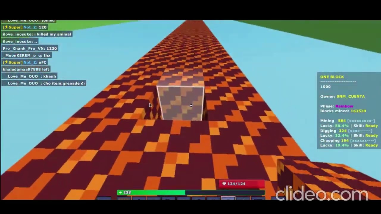 Putting the las blocks of my storage! #bloxdio #bloxd