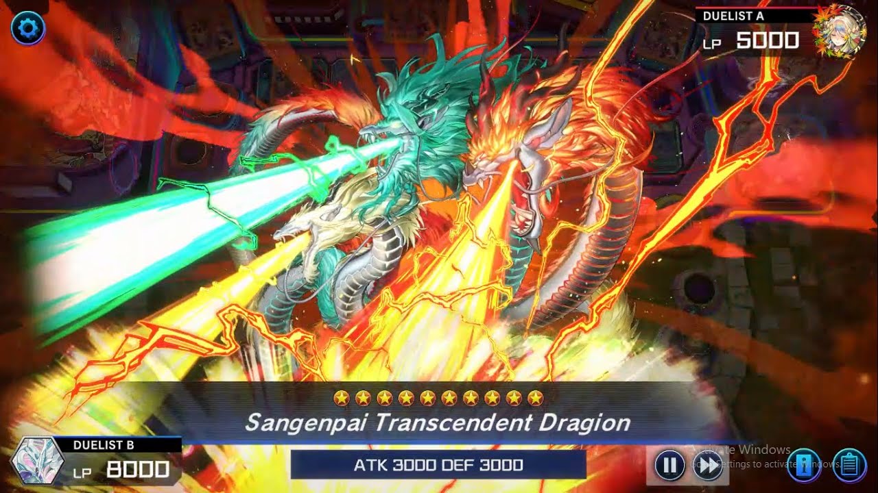 Sangenpai Transcendent Dragion / Yugioh Master Duel / Card Game