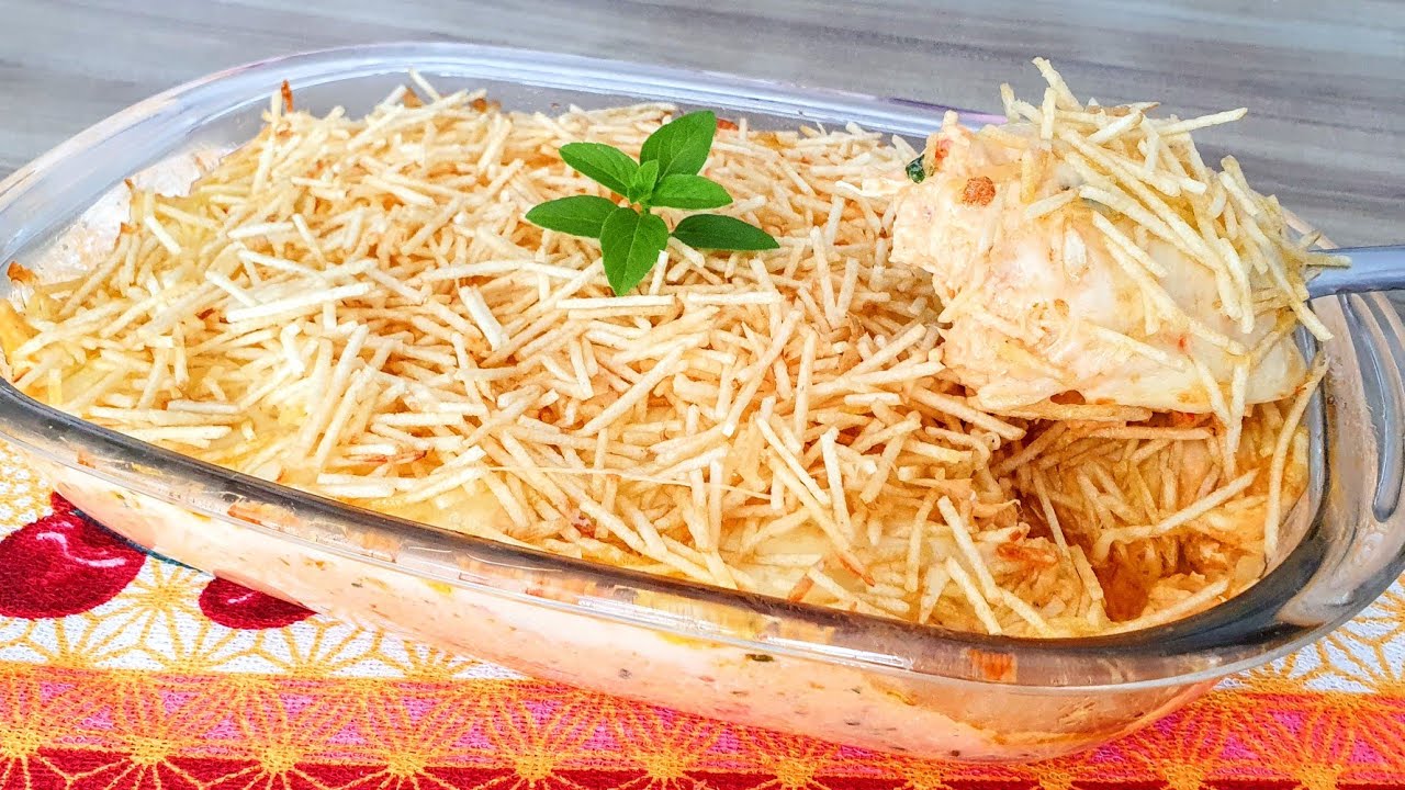 FRICASSÊ DE FRANGO SUPER CREMOSO