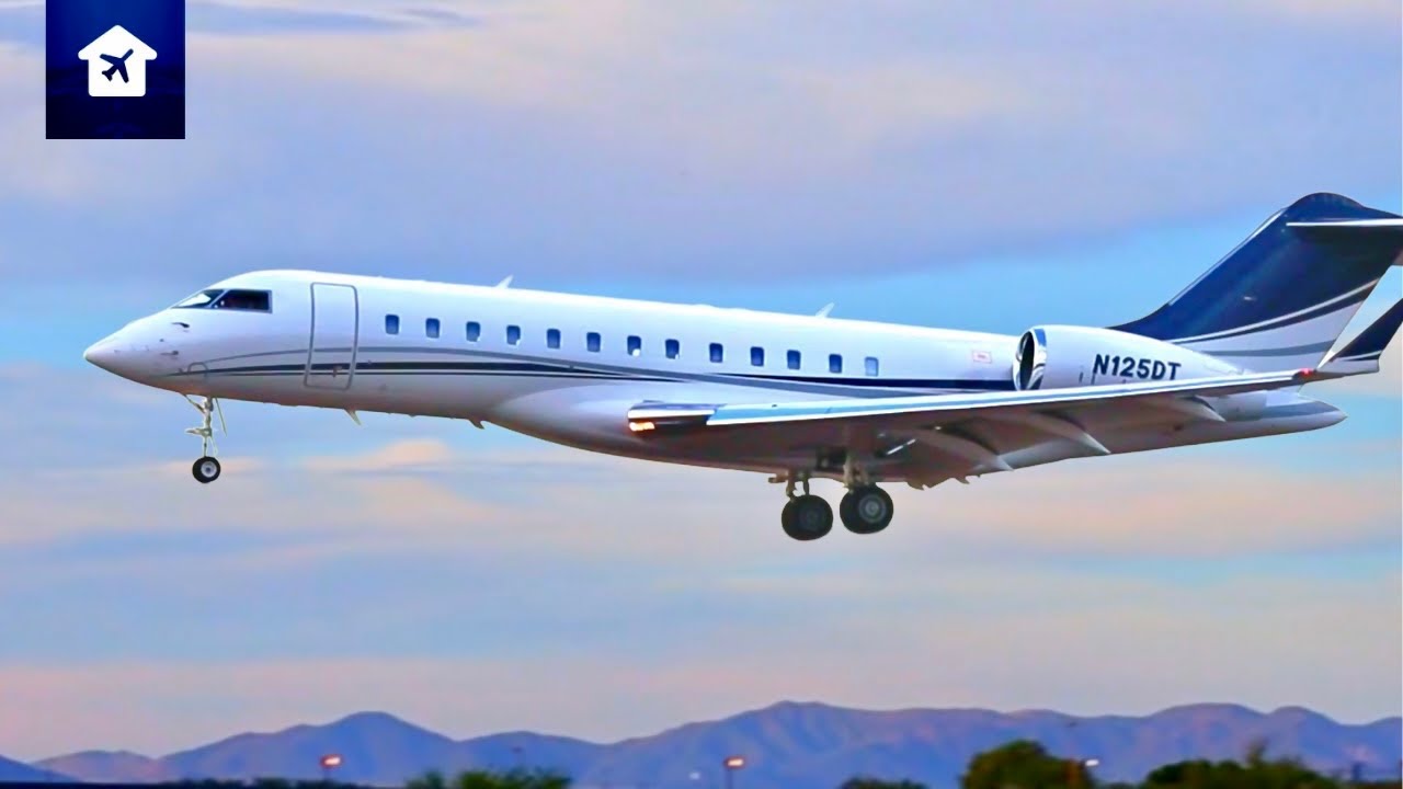 Large Private Jets ONLY | Sunset Arrivals & Departures