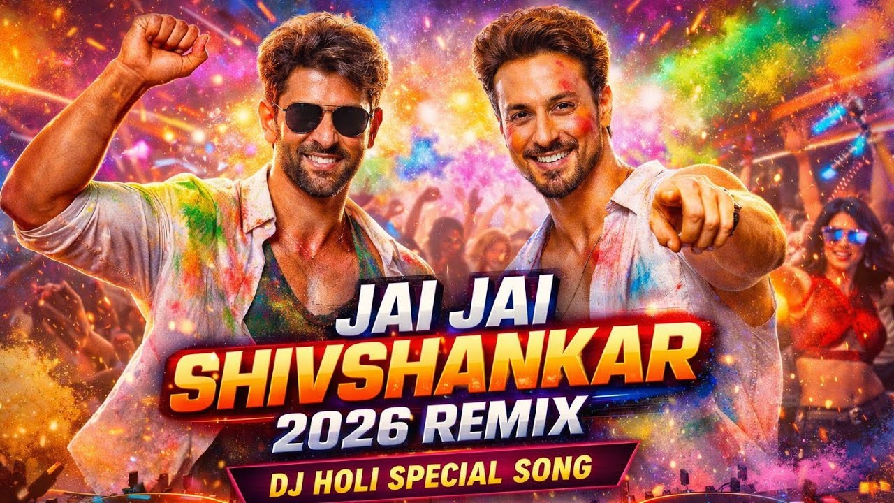 Holi Special 2026 – Jai Jai Shivshankar Remix 🎨🔥 | Desi Bhang Party Mix‎ #hindisong #youtubesong
