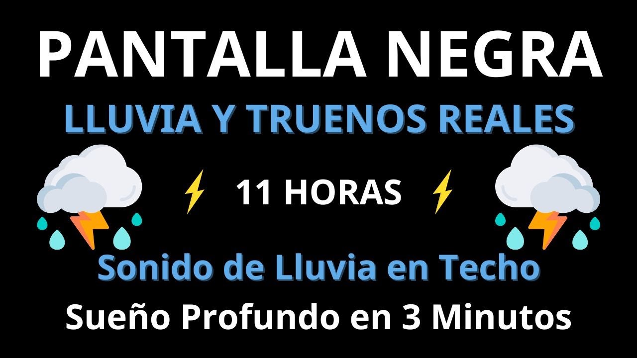 Lluvia suave sobre las hojas 😪 cálmate y relájate⛈Duerme en menos de 5 minutos con fuertes sonidos