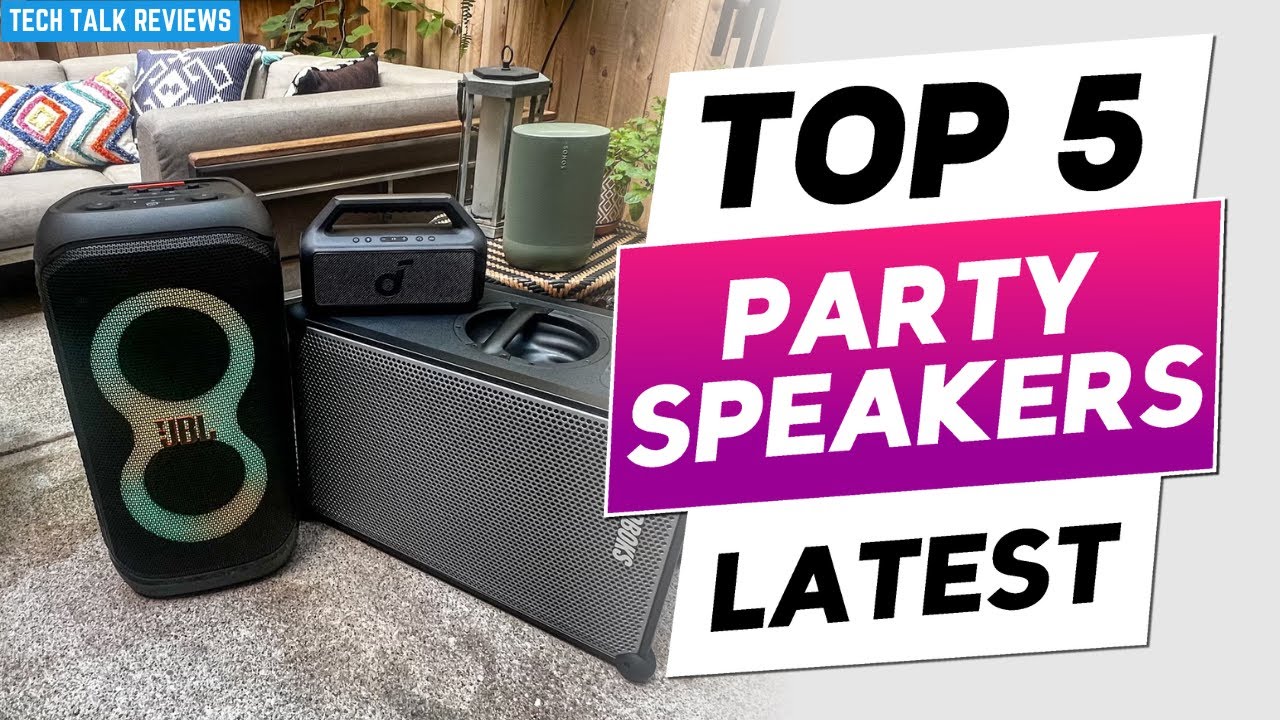 Top 5 Best Bluetooth Party Speakers 2025 | Huge Sound & Epic Vibes