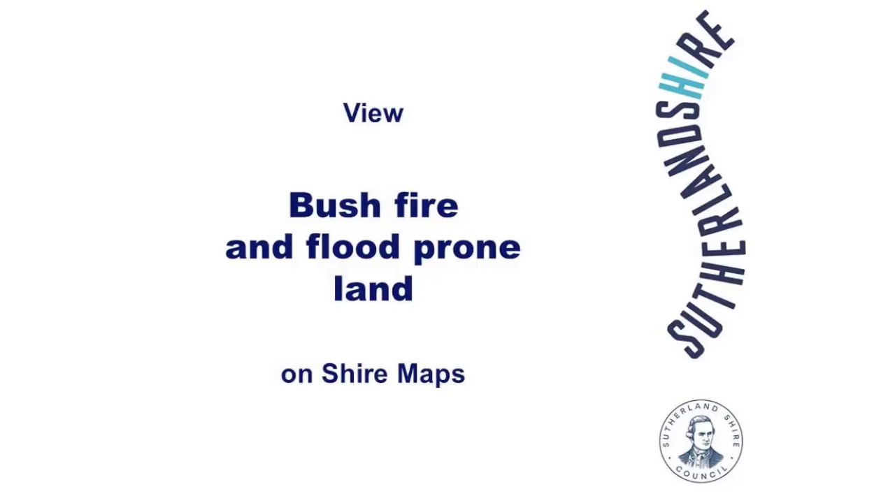 Shire maps - Bush fire and flood prone land