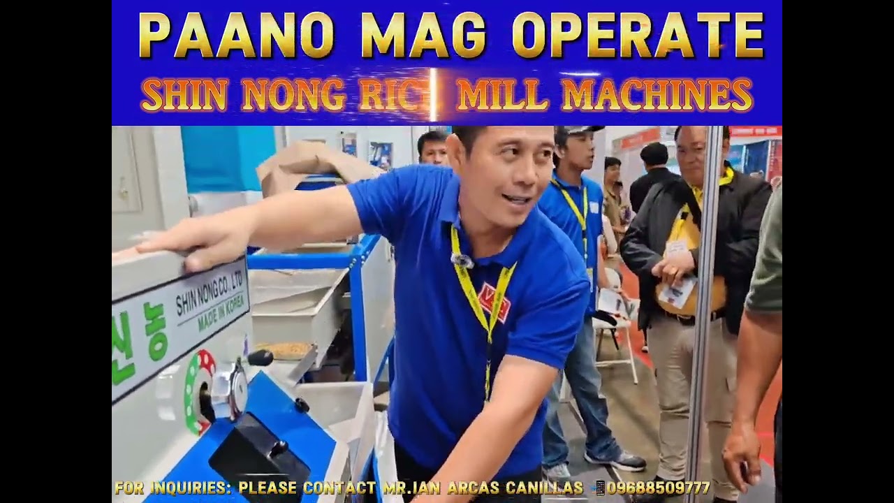 PAANO MAG OPERATE NG SET D NA SHIN NONG RICE MILL MACHINE ? Complete demo by Ian Canillas