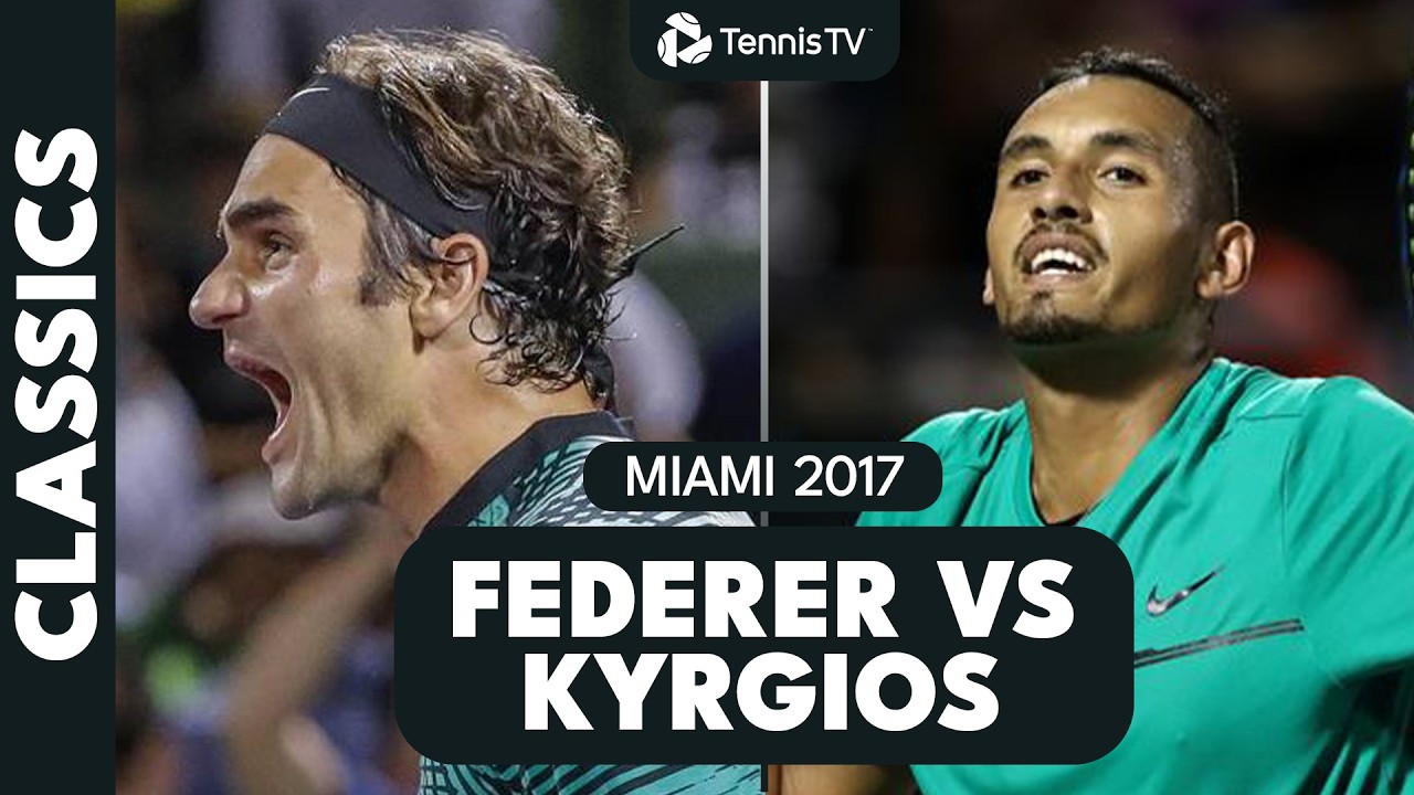 Extended Highlights: Federer v Kyrgios Classic | Miami Open 2017