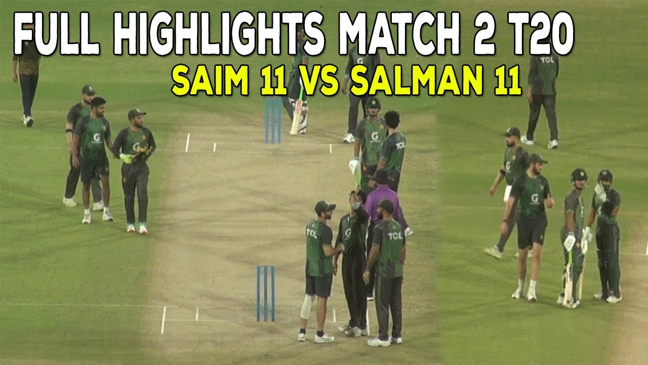 Fakhar zaman, M haris, and Saim Ayub 🔥🔥 Batting  | Full highlights Match 2 T20 Saim 11 vs Salman 11
