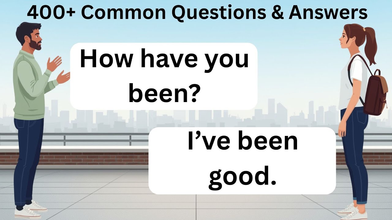 400+ Common Questions & Answers | English Speaking Practice for Beginners | English Conversation