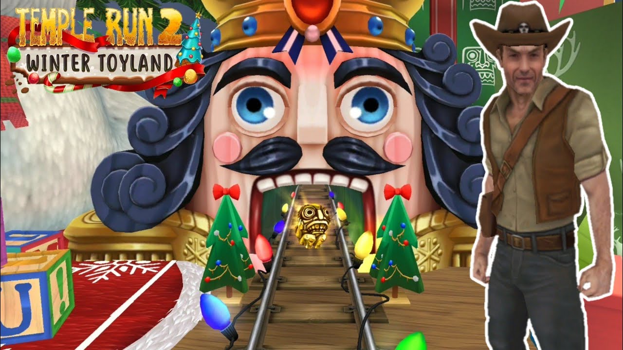 Montana Smit Running in Winter Toyland Christmas  Map Temple Run 2 YaHruDv