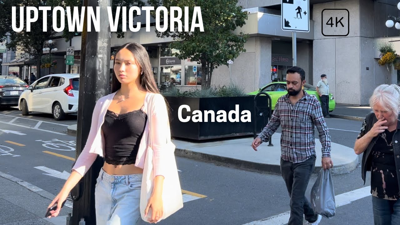 Bastion Square to Antique Row in downtown Victoria, B.C., Canada on a 4K 2024 walkumentary tour!