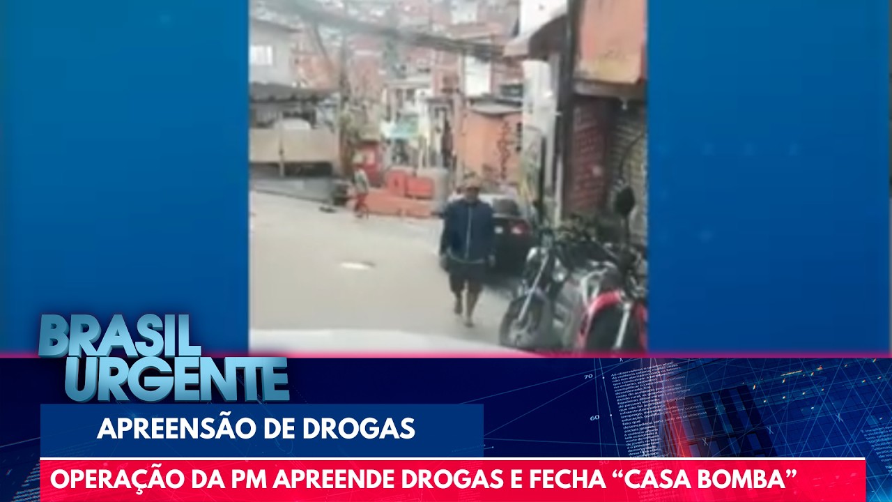 PM conta com c&atilde;e farejador para apreender drogas em comunidade | Brasil Urgente