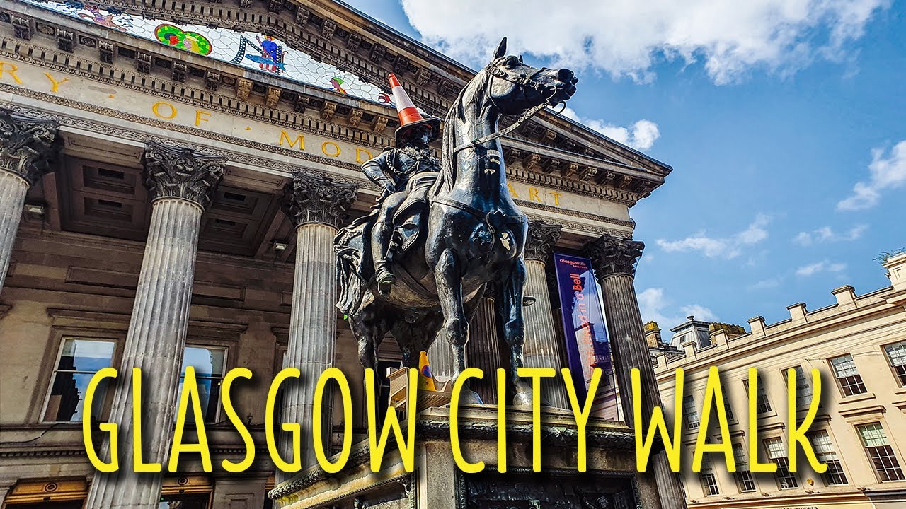 Glasgow - Scotland's COOLEST city | Glasgow Walking Tour| Scotland 4K