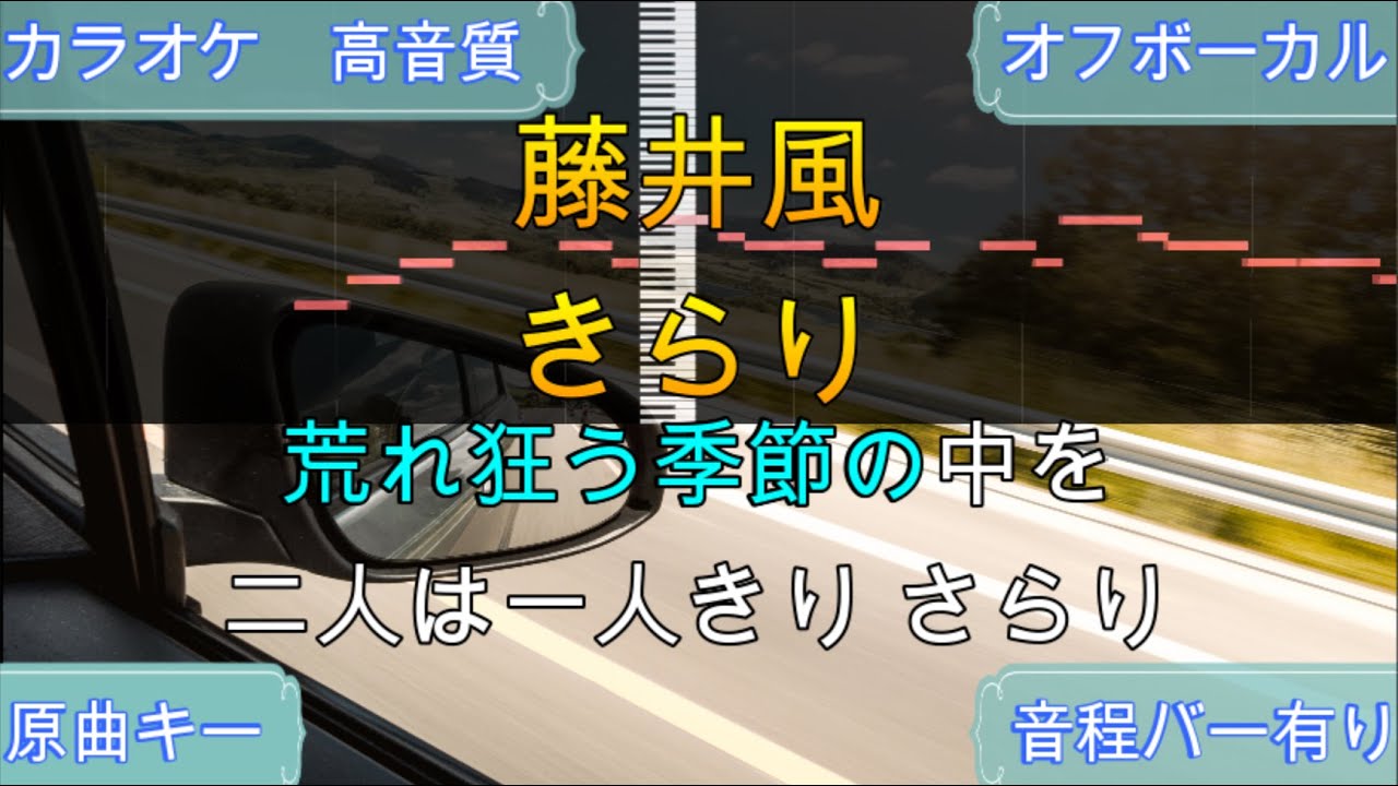 きらり/藤井風【原曲キー・生演奏カラオケ】高音質・歌ってみたOK！