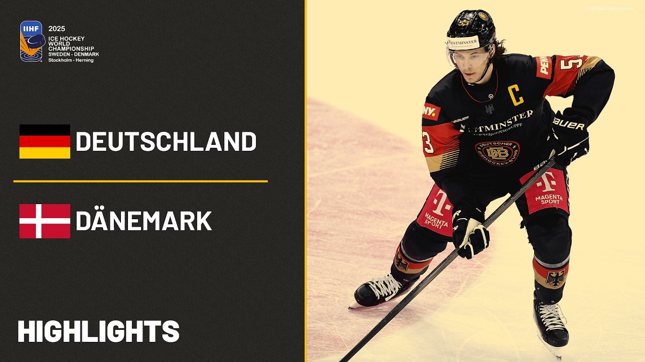Rückblick: Deutschland vs. Dänemark | Extended Highlights - Männer-WM 2025 | SETV Eishockey