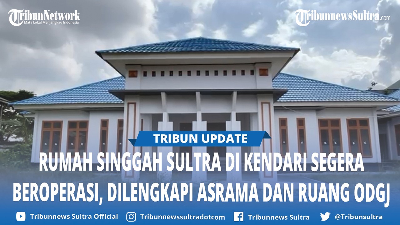 Rumah Singgah di Kendari Sulawesi Tenggara Segera Difungsikan, Ada Asrama hingga Ruangan Khusus ODGJ