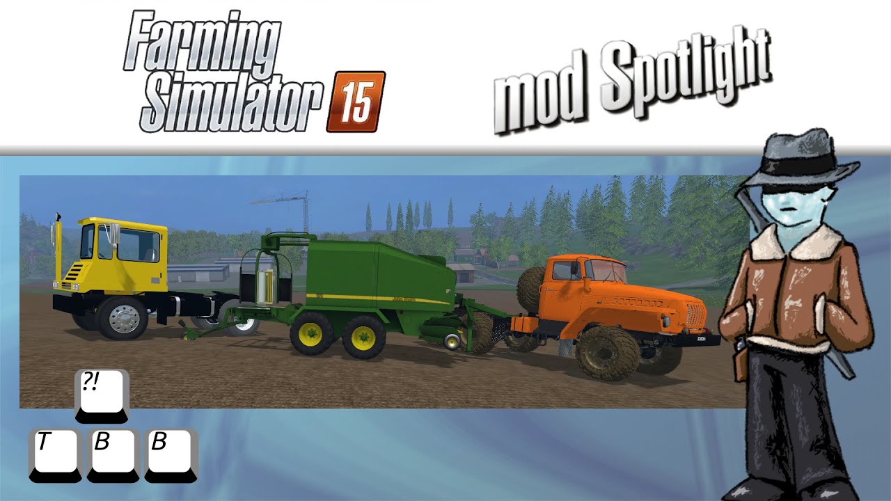 Farming Simulator 15 Mod Spotlight - Big Baler and More Semis