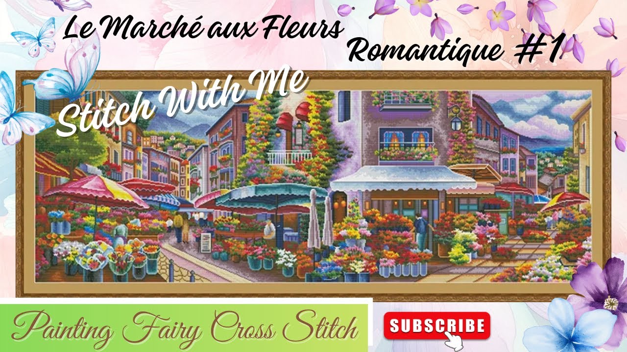 Partenariat Flosstube #40 -- #paintingfairycrossstitch  -- 