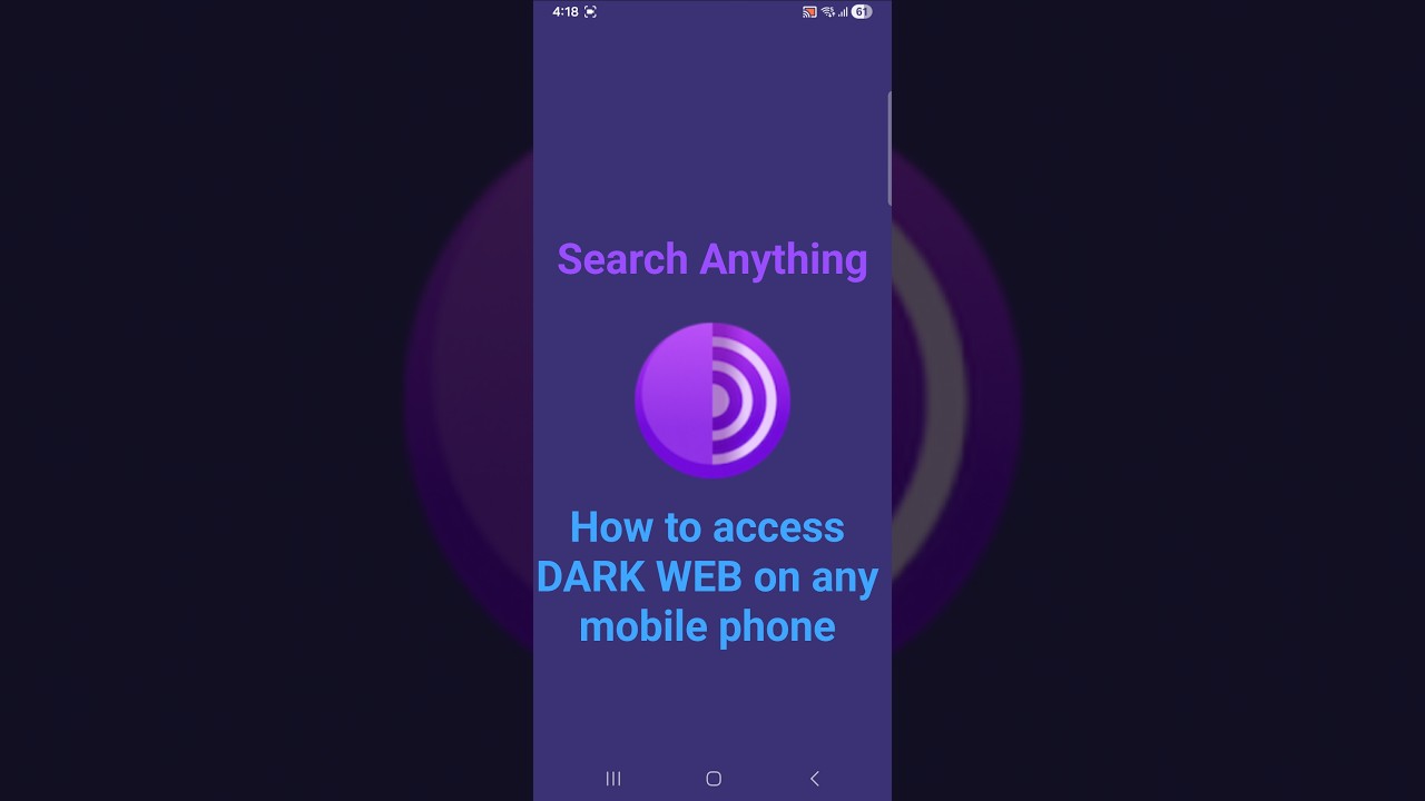 How to access DARKWEB on any mobile phones